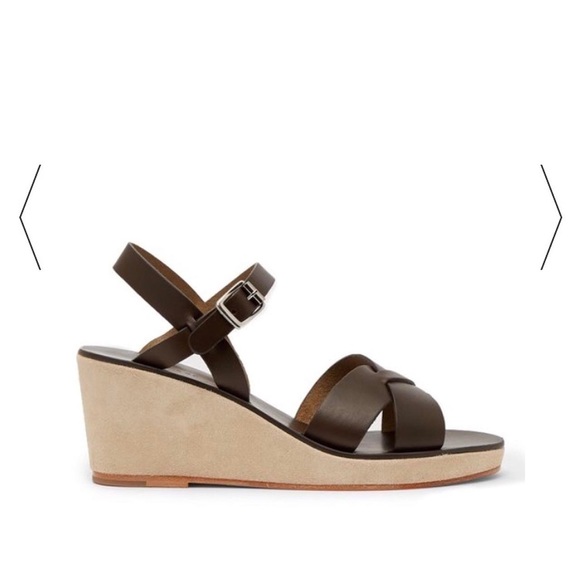 A.P.C Judith sandals in black - Picture 2 of 4